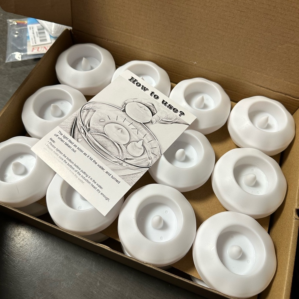 Floating Water Activated Candle Lights (48 Total)